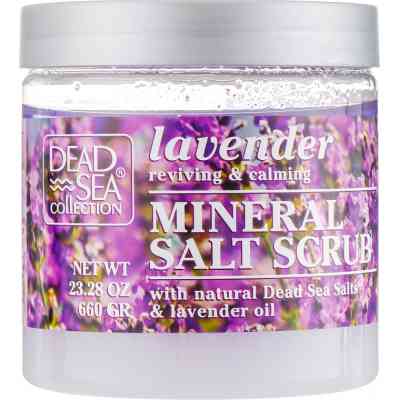 Скраб для тела Dead Sea Collection с минералами Мертвого моря и маслом лаванды 660 г (7290102242788) Винница