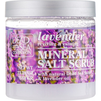 Скраб для тела Dead Sea Collection с минералами Мертвого моря и маслом лаванды 660 г (7290102242788) Винница - изображение 1
