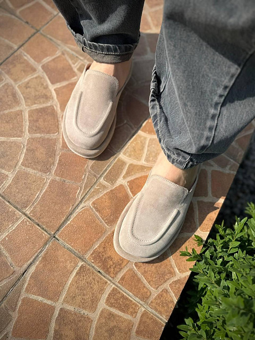 Стильні шльопанці жіночі замшеві бежеві з закритим носком літні M.KRAFT 1113 р. 36-41 37 Коломыя - изображение 1