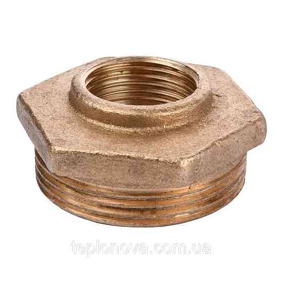 Футорка латунна 1 1/2| НР х 3/4| ВР литейна 724Б Чернівці