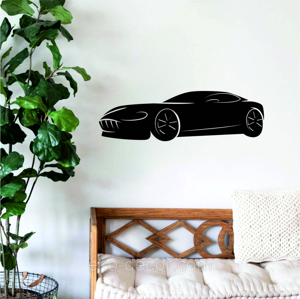 Декоративное настенное Панно «Автомобиль» Декор на стену 70*21 см, Черный Киев - изображение 7