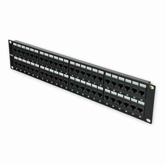 Патч-панель CMS 19" 48xRJ-45 UTP, кат. 6, 2U Київ