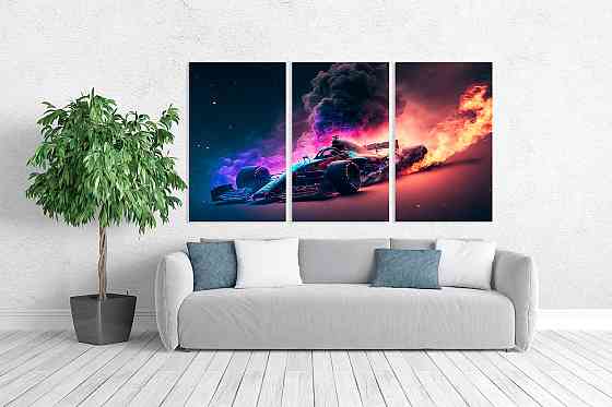 Модульна картина у вітальню/ спальню  Інь-Янь   ART-143_3A 100х150 см Київ