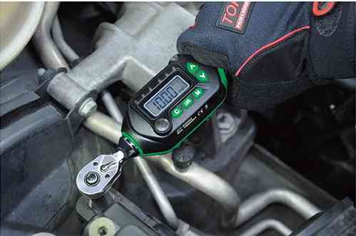 Ключ динамометричний електронний TOPTUL 4.2-85Нм (двосторонньої дії) 3/8" укорочений DT-085S3 Одеса