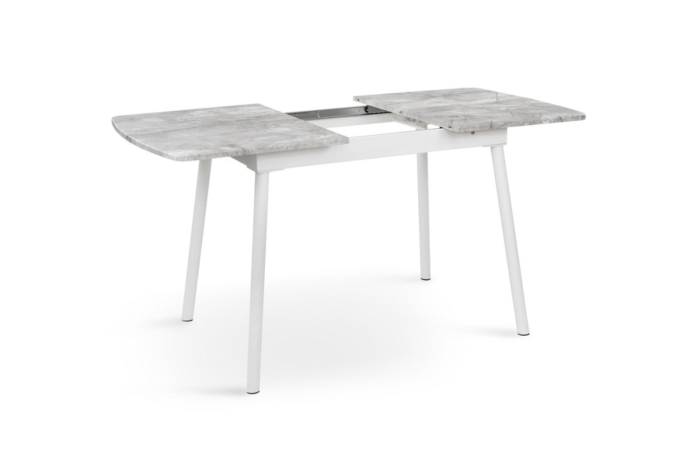 Стіл Соло 110(+35)*70 білий метал/базальт Київ - фото 7