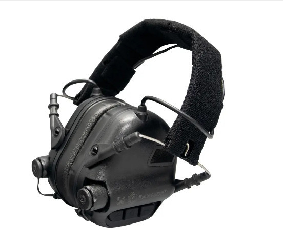 Тактические активные наушники Earmor М31 + крепление на шлем OPS Core (чебурашка) Черный Винница - изображение 4