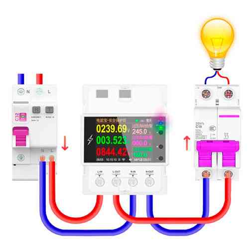 Розумний Wi-Fi лічильник електроенергії Atorch AT4PW 220В Київ