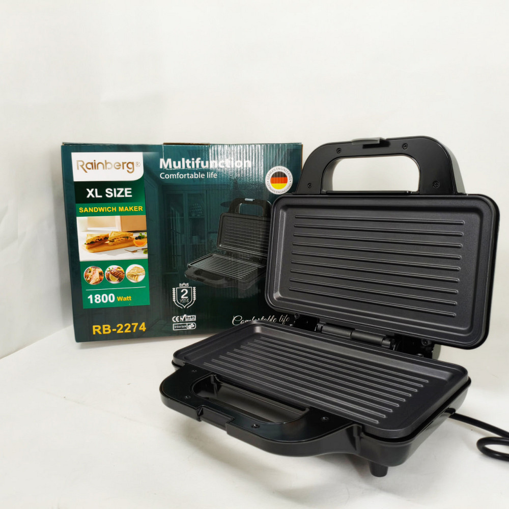Гриль для приготування різних страв, Універсальний гриль для їжі, Бутербродниця побутова YE-25 Львів - фото 6