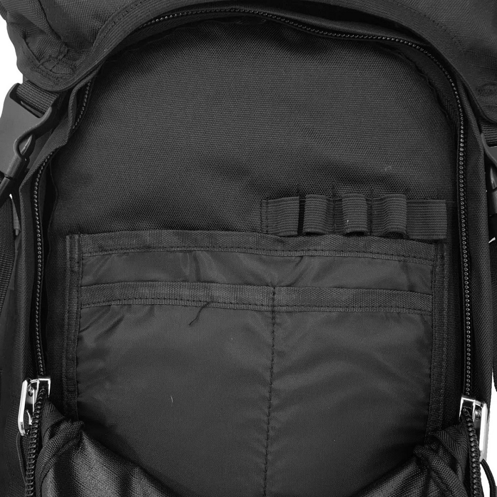 Рюкзак туристичний KAIMAN 55 л чорно-синій Київ - фото 17