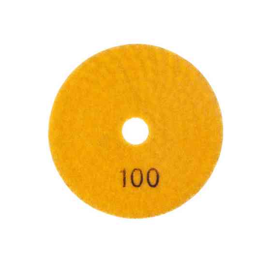 Окружность алмазная шлифовальная, гибкая на липучке 100 мм P100. INTERTOOL BT-0907 Киев