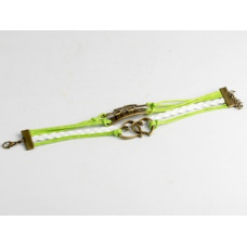 Кожаный двойной браслет на руку Киев - изображение 1