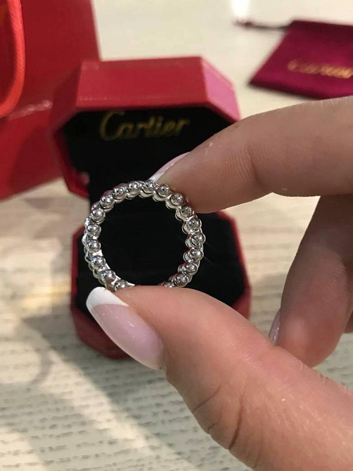 Кільце Cartier Juste un Clou ("зубчики") — покриття срібло 925 / без цирконію Одеса - фото 7
