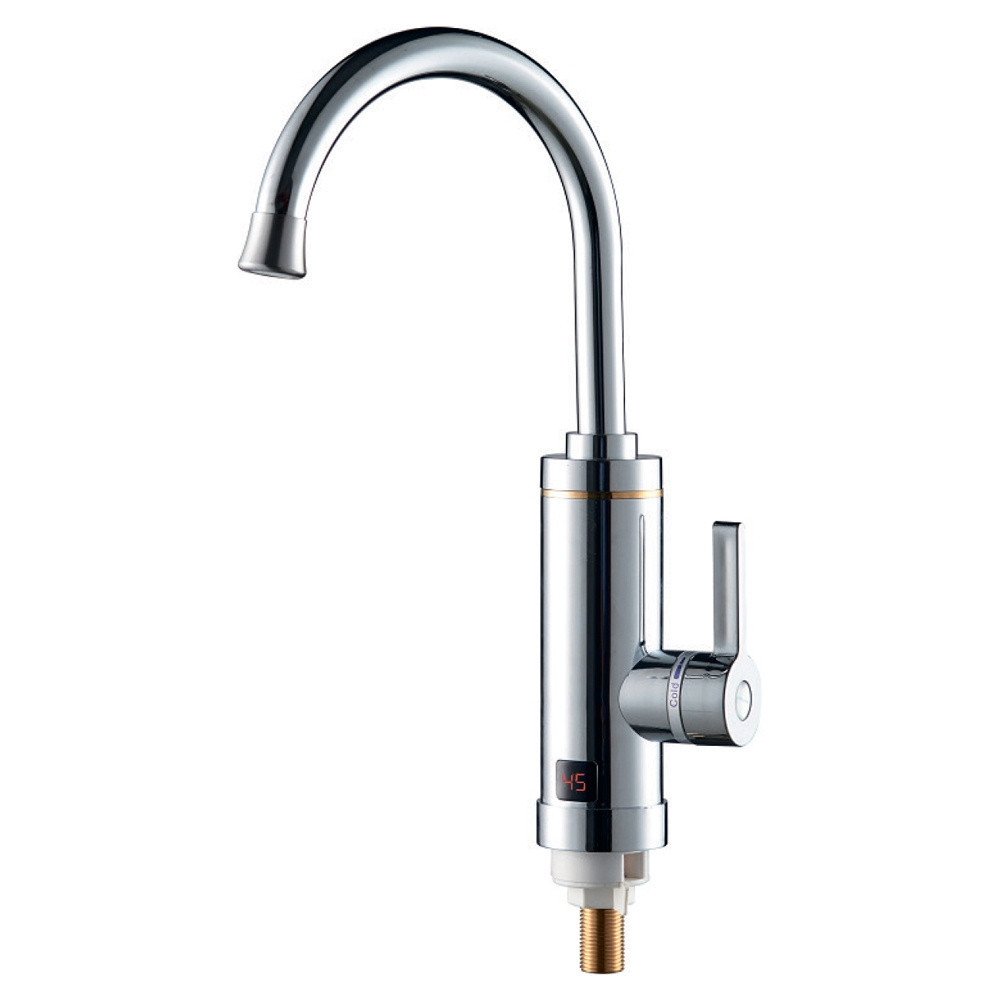 Кран-водонагрівач проточний HZ 0,4-5бар 3,0кВт для кухні гусак вухо на гайці (C) Aquatica Житомир - фото 1