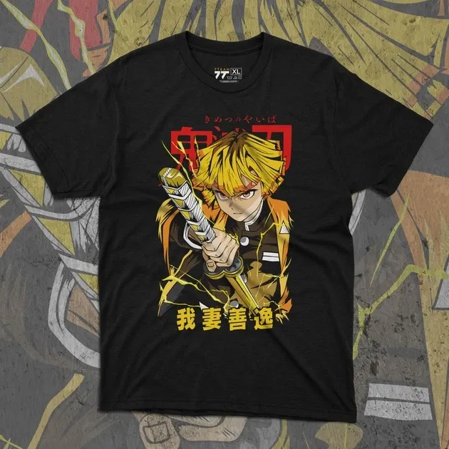 Футболка для підлітка хлопчика з принтом Клинок, рассекающий демонов Зеніцу 4 Розмір 160 Anime10967 Дніпро - фото 1