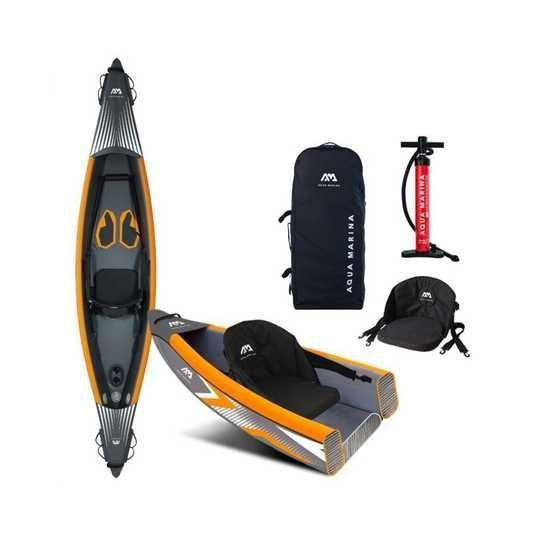 Air-K 375	Каяк 1 людина Tomahawk Air-k 375 1-person DWF High-end Kayak，High-back Seat Київ - фото 2