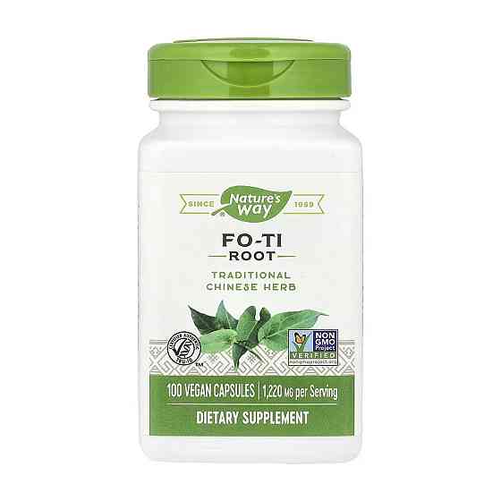 Рослинна добавка Nature's Way Fo-Ti Root - 100 vcaps Луцьк