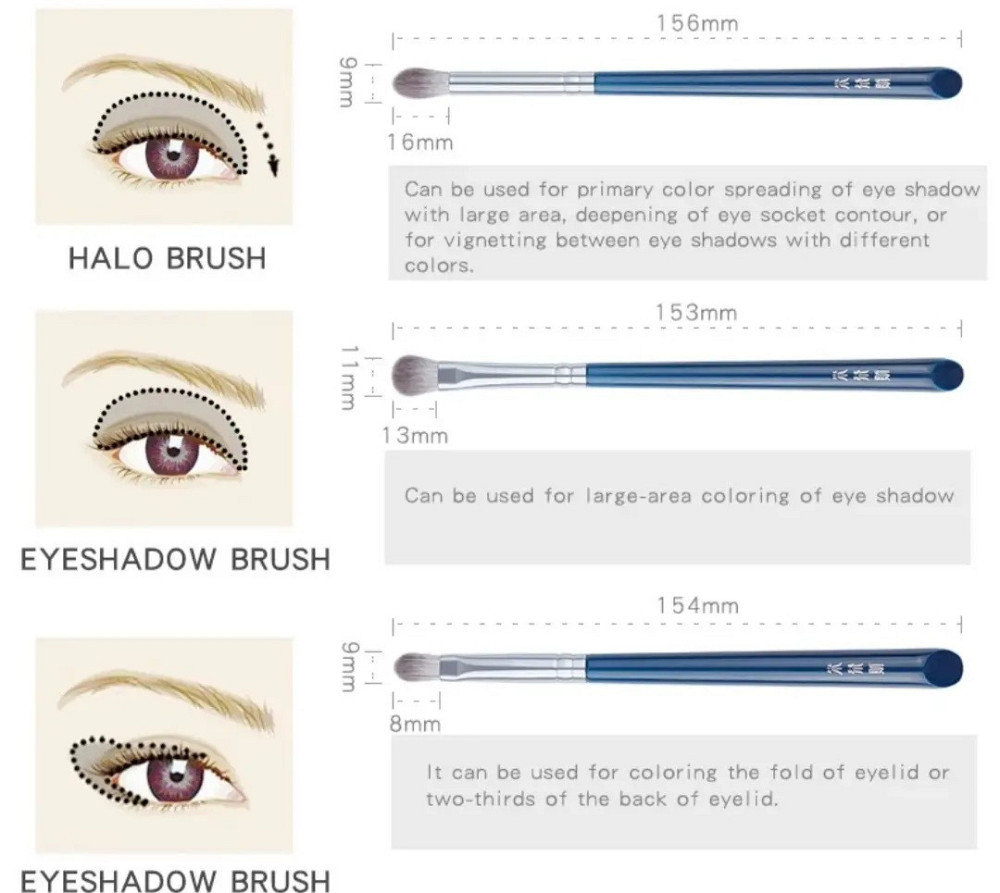 Набор кистей для макияжа из дерева и кукурузного волокна Киев - изображение 5