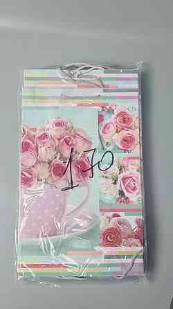 Большой бумажный пакет вертикальный  25/37/8(артBV-170) (12 шт) Харьков