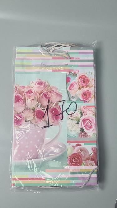 Большой бумажный пакет вертикальный  25/37/8(артBV-170) (12 шт) Харків - фото 2