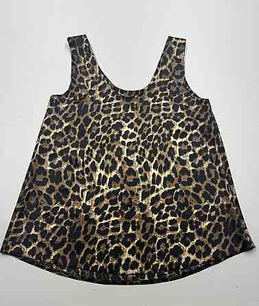 Шелковая базовая майка удлиненная Тигровый M Харьков