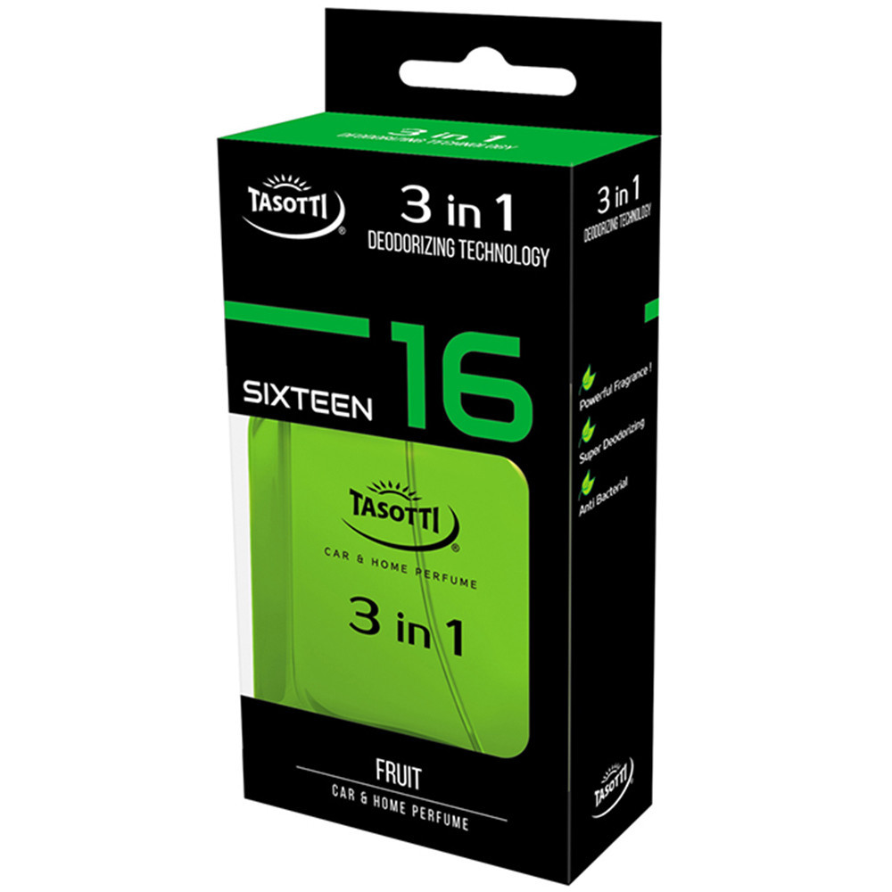 Ароматизатор для авто спрей "3 in 1" Fruit (Фрукти) 50мл Tasotti Київ - фото 1