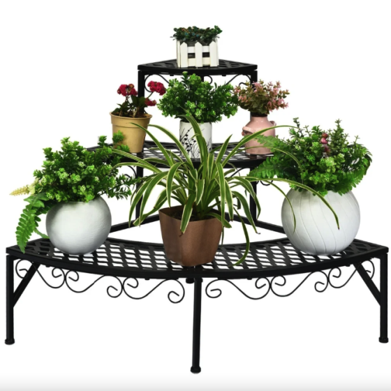 Кутова стійка Costway Shelly підставка для вазонів Київ