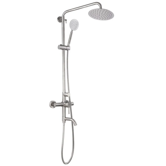 Душевая колонна со смесителем Zerix SUS-009-J из нерж. стали (ZX3240) Киев