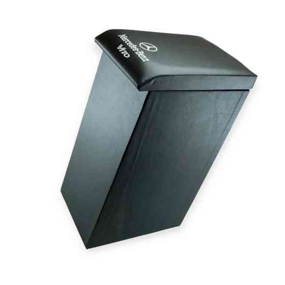 Подлокотник mercedes vito maxi черный с вышивкой (кожзам) Мукачево