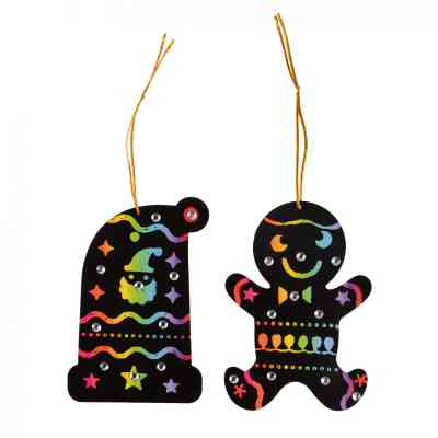 Набор для творчества 1 вересня Новогодние игрушки Радужный скретч-арт (954537) Винница