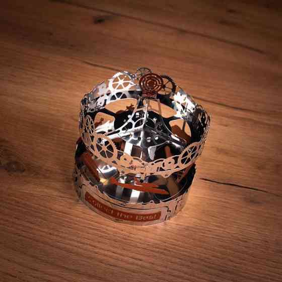 Колекційна модель-конструктор Metal Time Riding the Best Карусель механічна (MT042) Харків