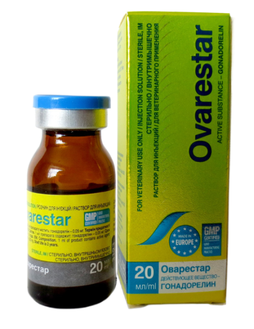 Оварестар раствор для инъекций 20 мл O.L.KAR Винница - изображение 1