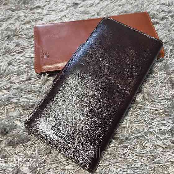 Стильний тонкий гаманець купюрник із натуральної шкіри ST Leather Київ