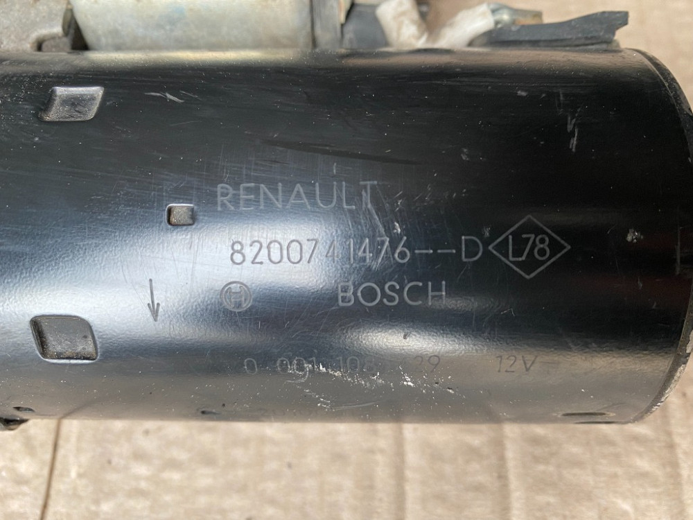 Стартер Renault Megane III 1.9 dci 2008-2015 (8200741476) Ковель - фото 4