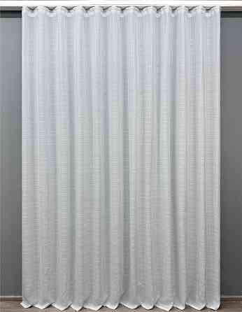 Тюль-штора VR-Textil 1149т Льон Холодний білий 300х250 см (42-1032) Київ