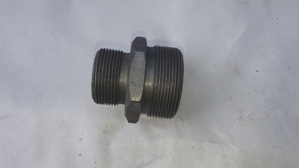 Переходник резьбовый (штуцер переходной) М30х1.5 М39х1.5. Длина - 43 мм. СССР. Харьков - изображение 1