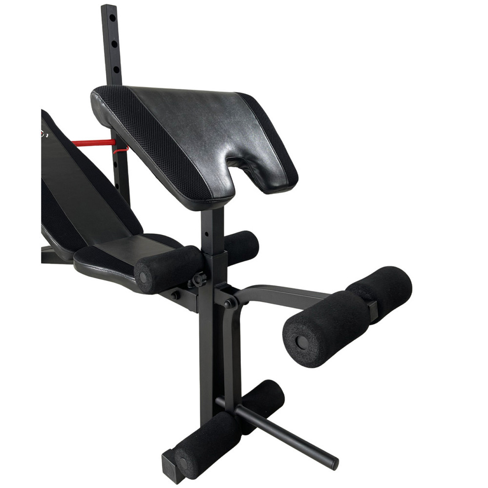 Лавка силова для жиму WCG DS 1500 + парта Скотта, похила лава для тренувань зі стійками під штангу Київ - фото 6