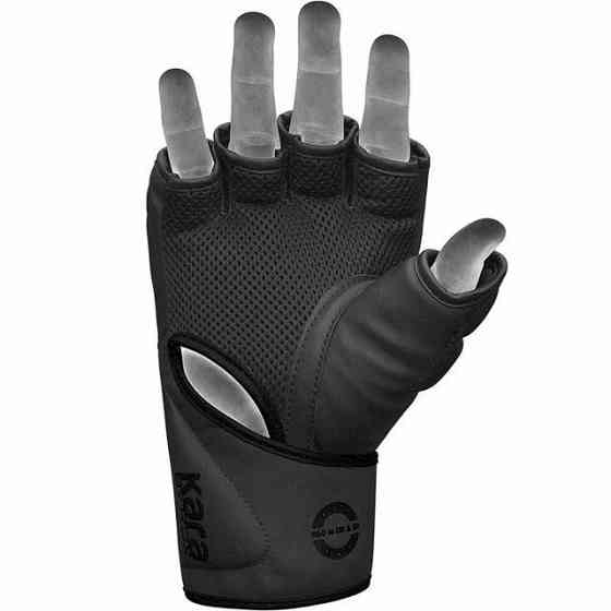 Рукавиці для ММА RDX F6 KARA Matte Black XL (капа у комплекті) Каменское