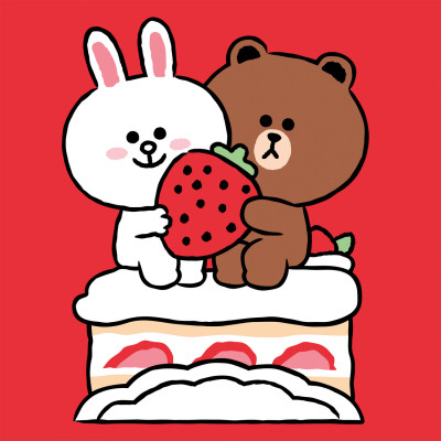 Картина по номерам Santi Лайн Френдс Коні Браун та полуничний тортик 25х25см (955035) Вінниця - фото 1