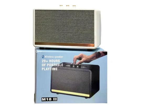 Мінідинамік Bluetooth M18II, 5Вт, підтримка TF карт, FM-радіо, акумулятор 1200 мАг, AUX, до 5 годин  Київ