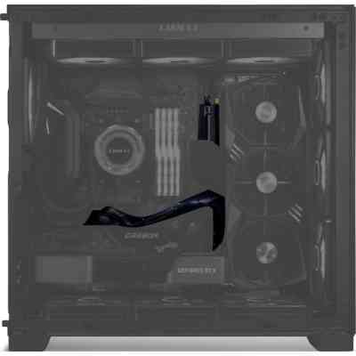 Райзер NZXT 600mm PCIe 4.0 RISER CABLE, Black (G89.PW-PCI-4-60X) Винница