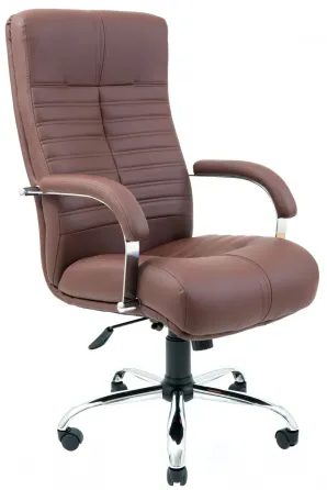 Офісне Крісло Керівника Richman Orion Fly 2231 Хром М1 Tilt Коричневий Київ