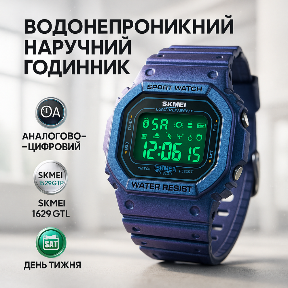 Часы мужские для плавания, Защитные тактические часы Электронные влагозащищенные наручные HG-84 Львов - изображение 15