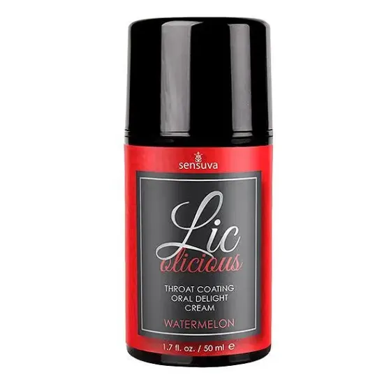 Гель для мінету Sensuva Lic-o-licious Watermelon (50 мл), оліїстий, без цукру Львів