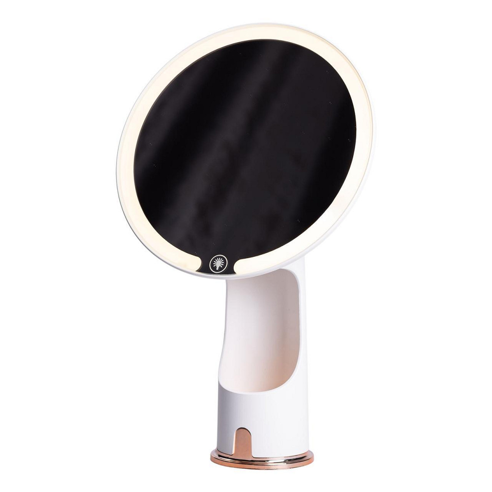 Дзеркало косметичне 18,5х10х29 см з підсвічуванням Біле HP-10-1AW Київ - фото 1