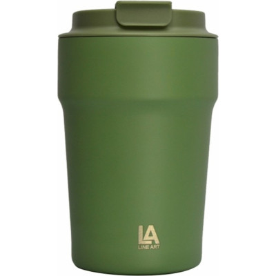 Термокружка Line Art Rhodes 380 мл оливковий (60022322LA-31) Винница - изображение 1