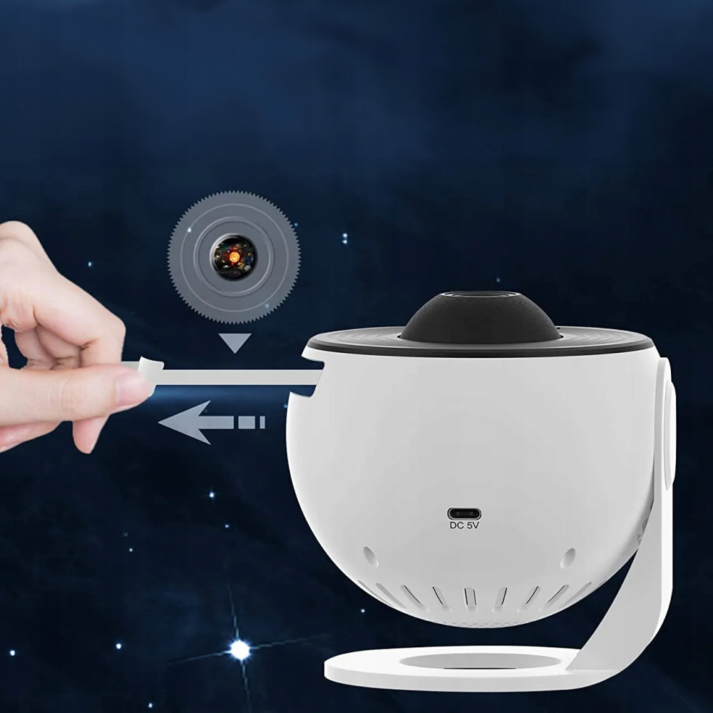 Проектор звездного неба 12 картриджей, от USB, Белый / Ночник звездное небо Киев - изображение 6