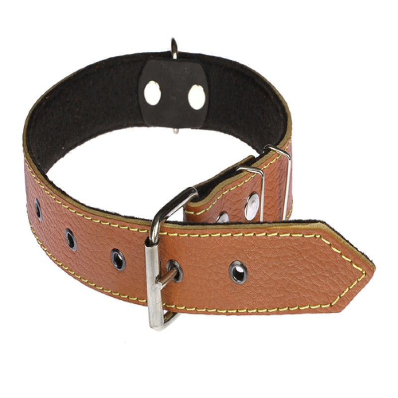 Нашийник 514 35 мм "Класик" шкіра+синтепон Вінниця - фото 1