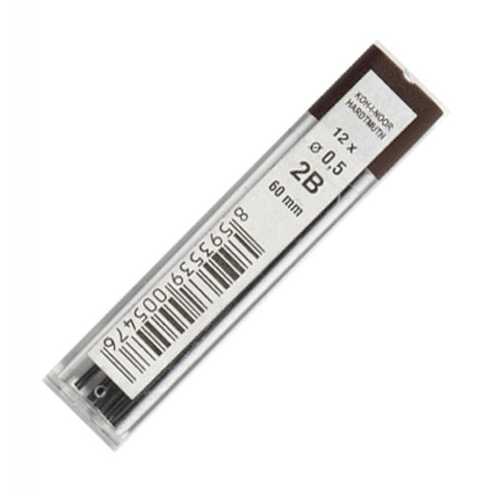 Грифель для механического карандаша Koh-i-Noor 4152.2B 0.5 мм, 12шт (415202B005PK) Винница - изображение 1