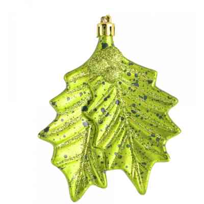 Новогодняя композиция Novogod`ko Іграшка Yes Fun новорічна quotЗелене листяquot d-10 см (972914) Винница