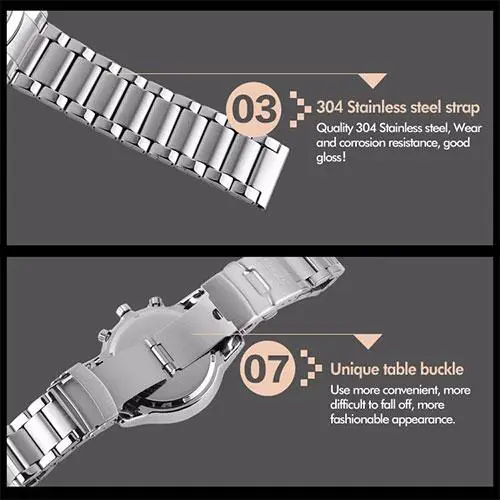 Мужские наручные часы Skmei Tandem 9096 Серебристые с синим Винница - изображение 8